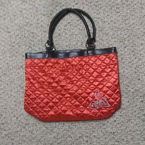 Women's quilted handbag.